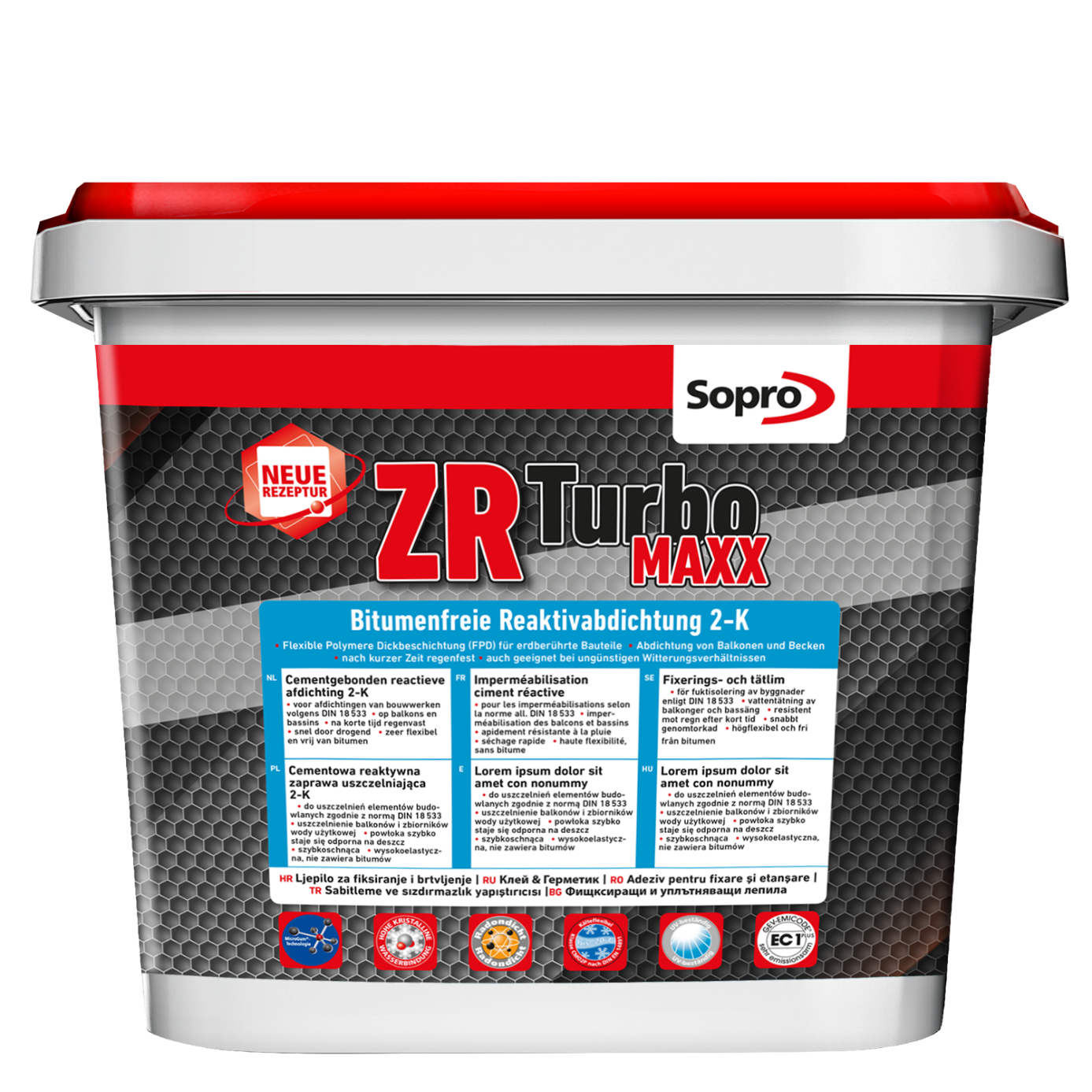 Sopro ZR Turbo MAXX Cement alapú reaktív szigetelés - ZR 618 2
