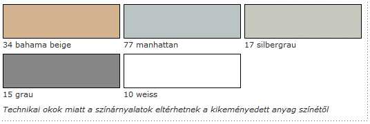 Sopro kerámia szilikon színek